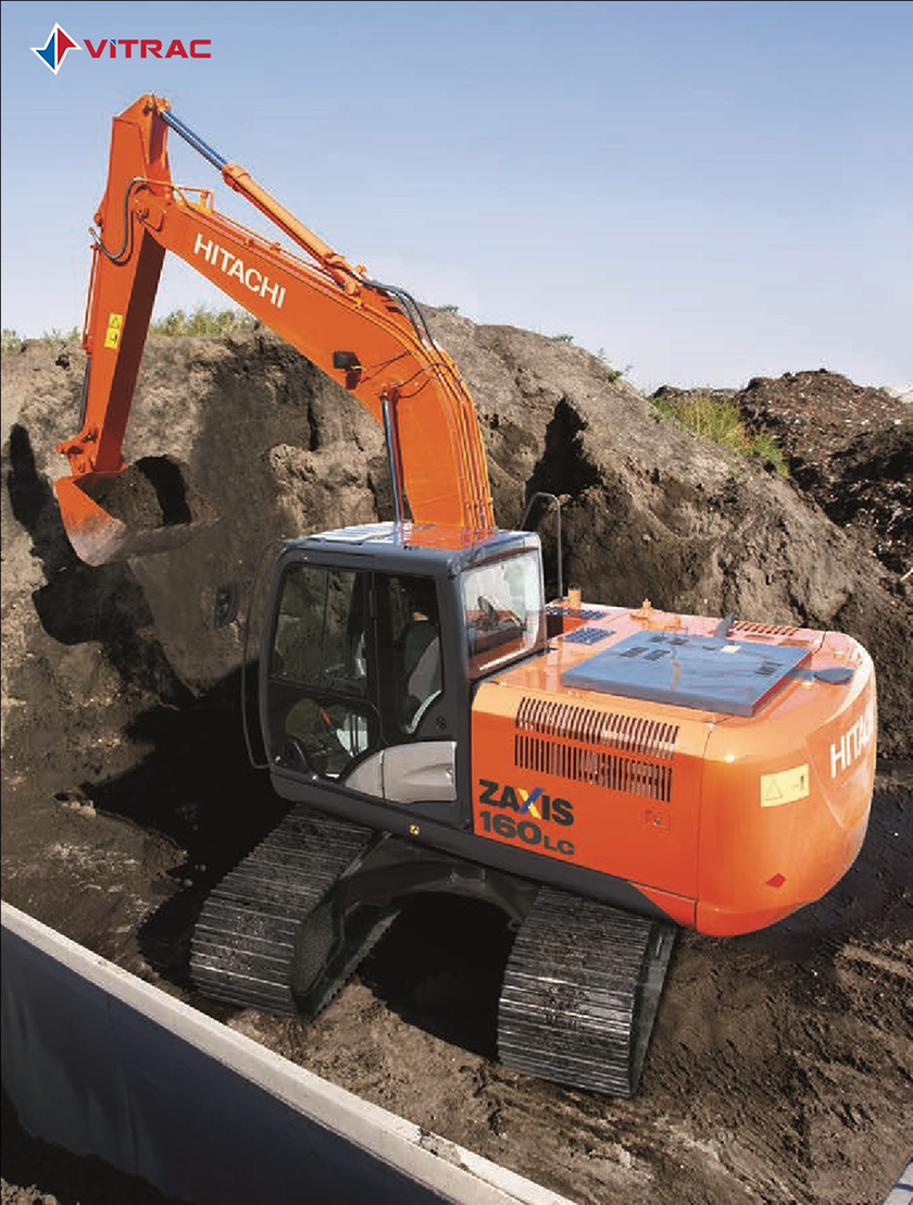 máy đào bánh xích hitachi zx160lc-5