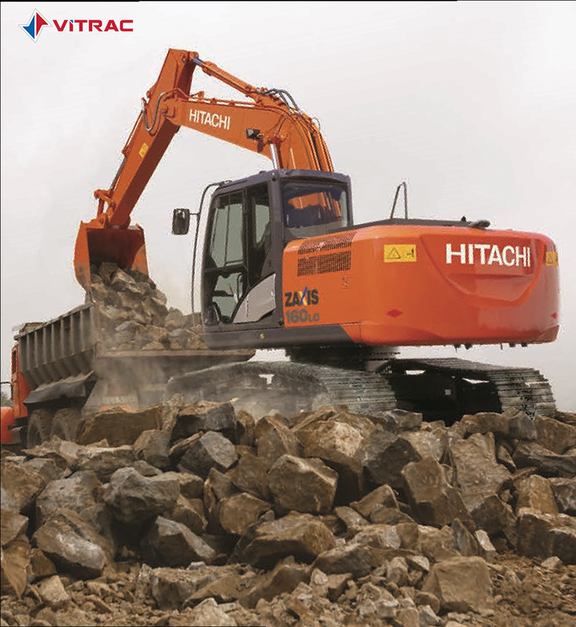 máy đào bánh xích hitachi zx160lc-5